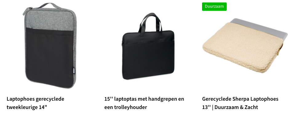 Laptoptassen bedrukken