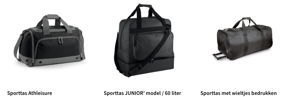 Sporttassen bedrukken