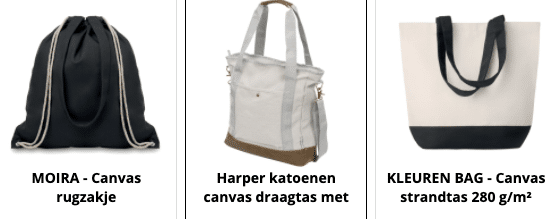 Canvas tas bedrukken 