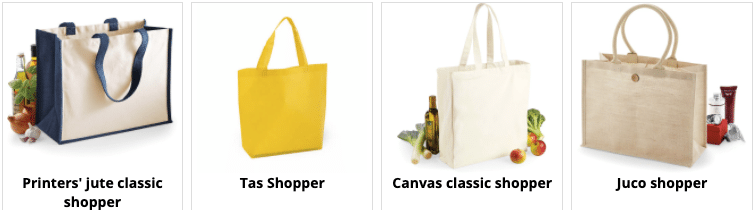 shopper bedrukken